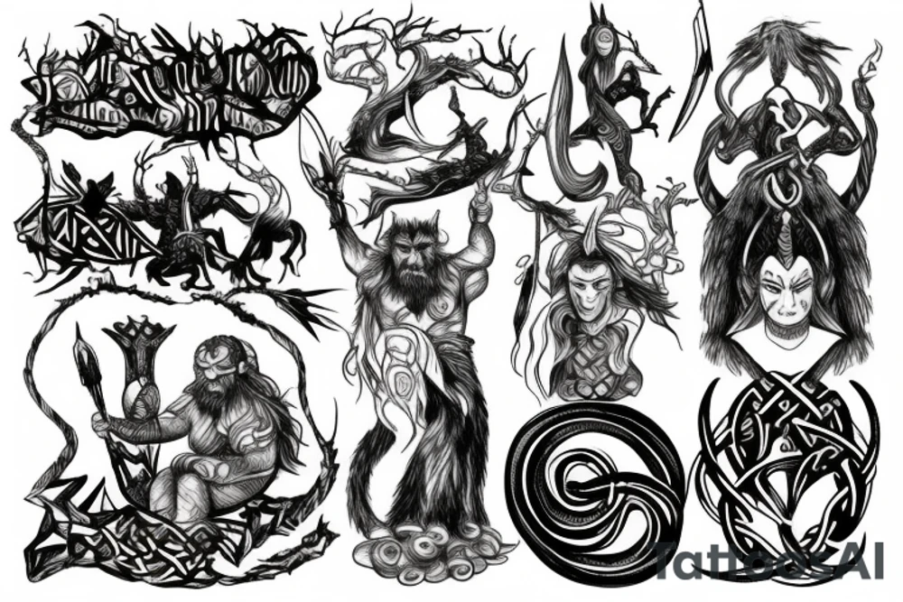 norse mythology tattoo idea