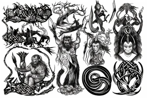 norse mythology tattoo idea
