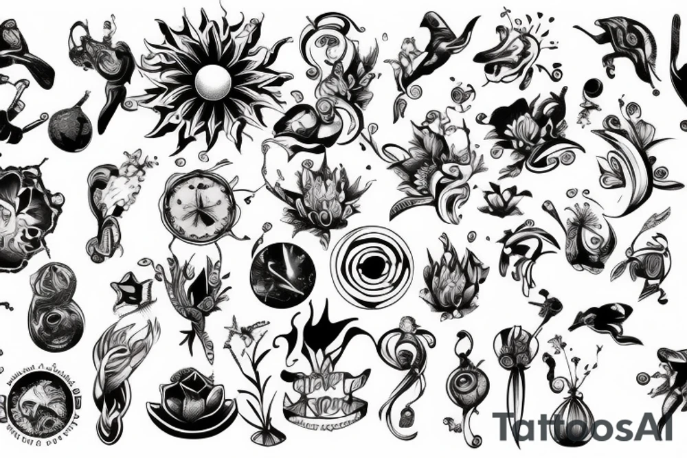 Elbow space tattoo tattoo idea