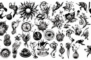 Elbow space tattoo tattoo idea