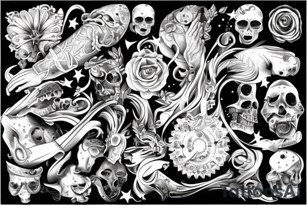 Elbow space tattoo tattoo idea