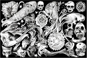 Elbow space tattoo tattoo idea