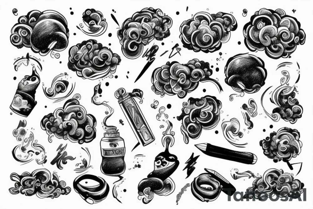 Stift Melk with a Thunder Storm tattoo idea