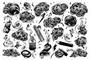 Stift Melk with a Thunder Storm tattoo idea