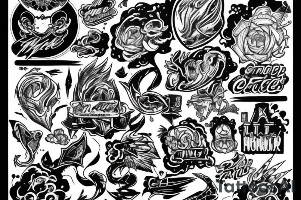 Thunder Storm tattoo idea