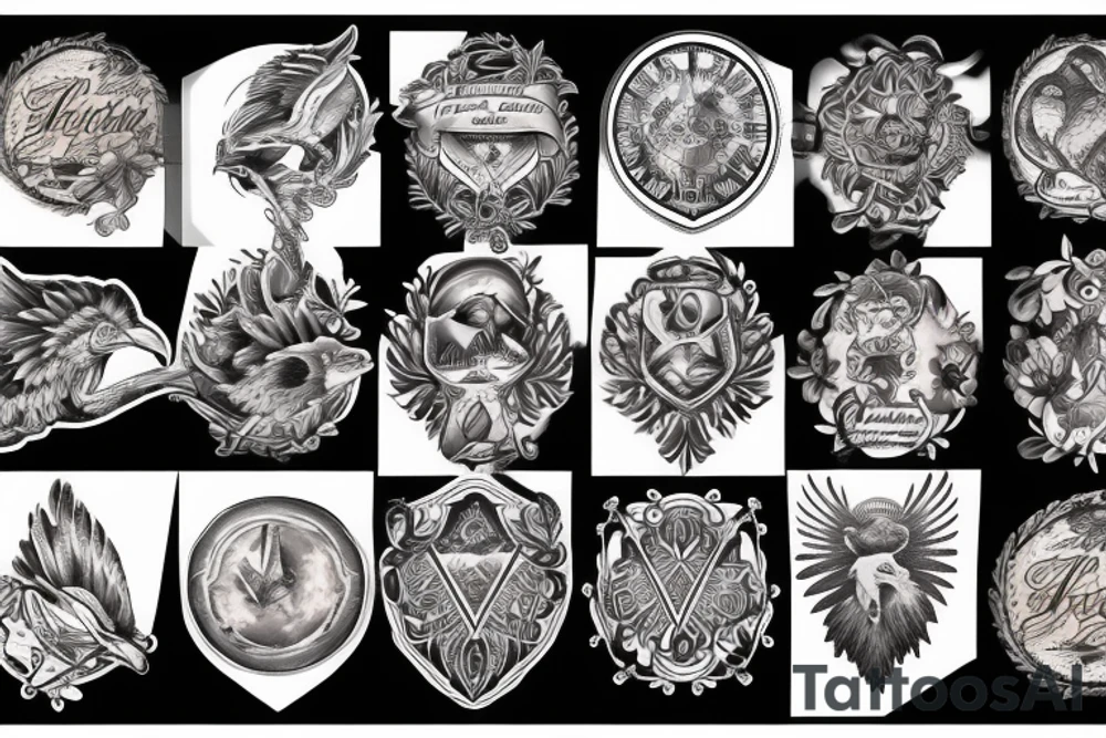 soaring eagle tattoo idea