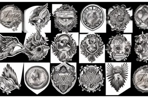 soaring eagle tattoo idea