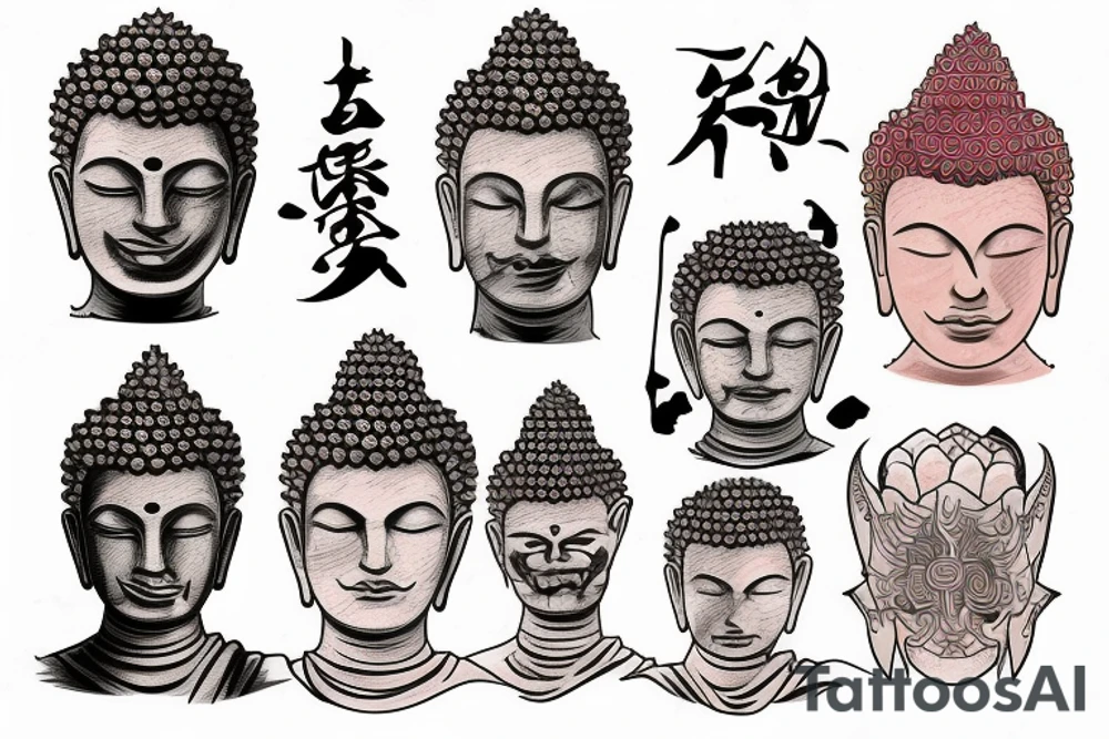 Buddhism, Kyokushin and a scarf tattoo idea