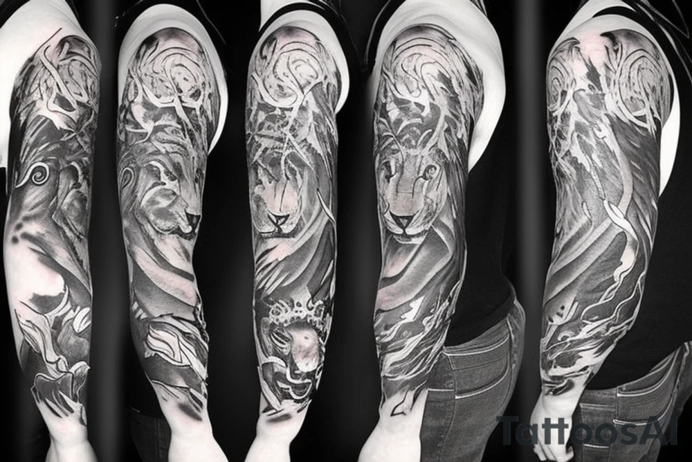 lion tattoo idea