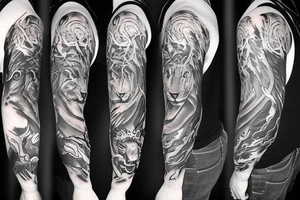 lion tattoo idea