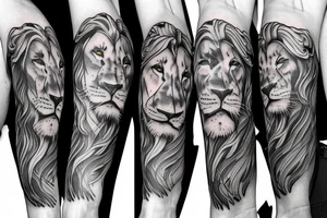 lion tattoo idea