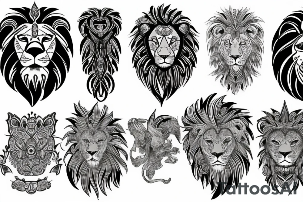 lion tattoo idea