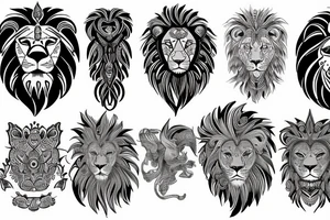 lion tattoo idea