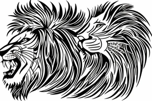 lion tattoo idea