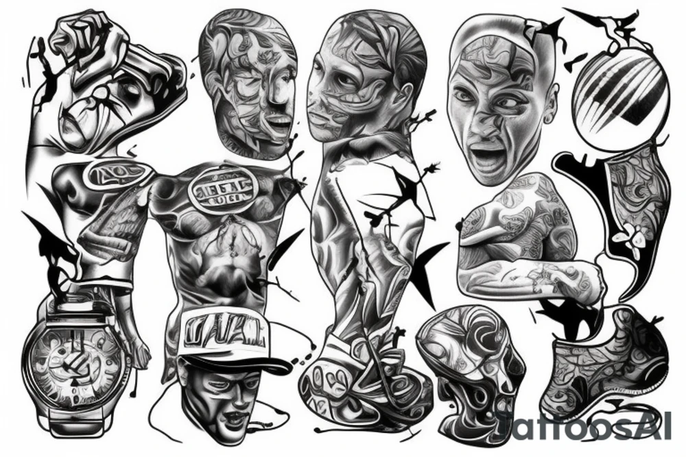 sports tattoo idea