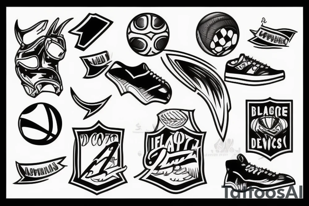 sports tattoo idea