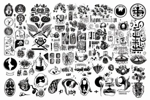 The text: רחמנא דעני לתבירי ליבא, ענינא. tattoo idea