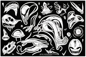 alien, tattoo idea