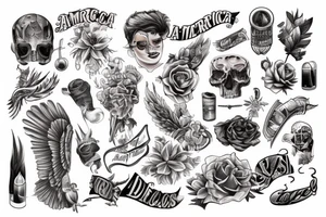 America tattoo idea