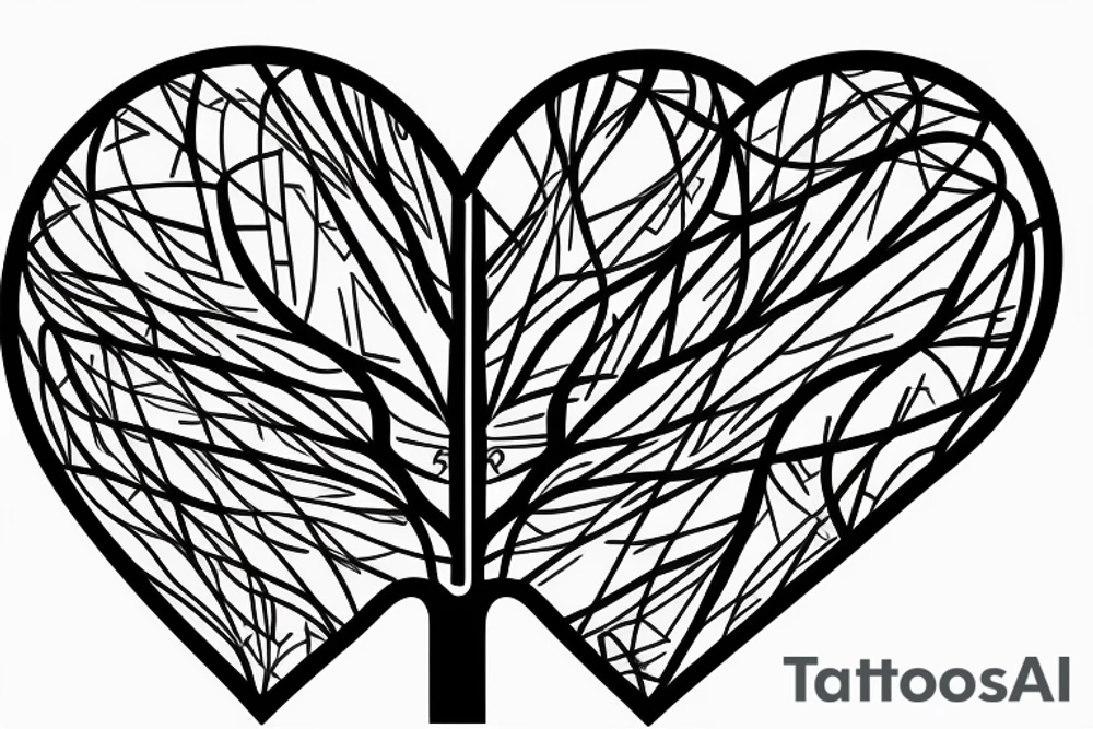 Science theme dna heart tree roots brain future technologies wisdom philosophy art languages mathematics physics numbers geometries 15 tattoo idea