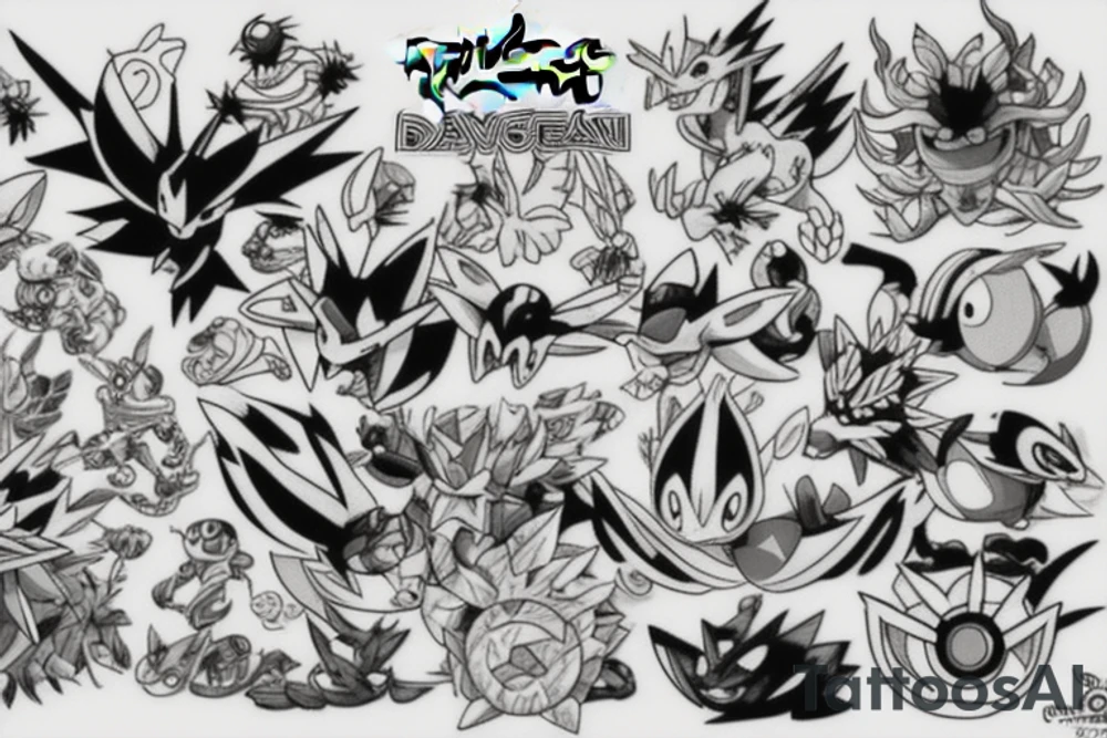 pokemon tattoo idea