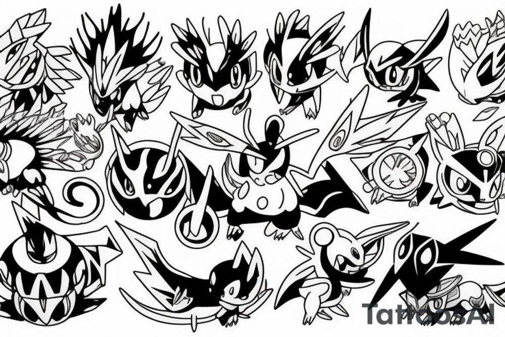 pokemon tattoo idea