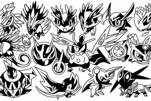 pokemon tattoo idea