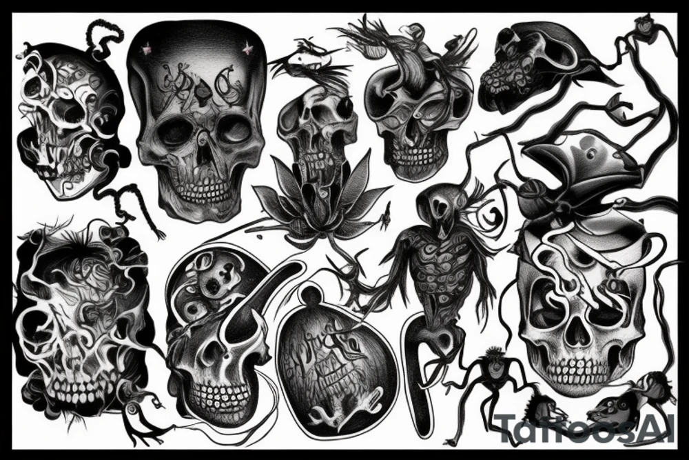 Dance of death tattoo idea