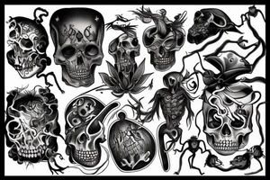 Dance of death tattoo idea