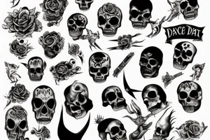 Dance of death tattoo idea