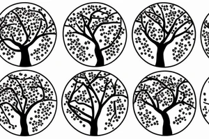 Cherry blossom tree tattoo idea