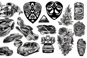 car tattoo tattoo idea