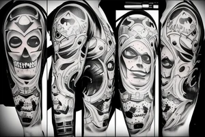 Gear, Batman, Memento mori tattoo idea