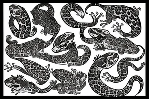 Leopard gecko tattoo idea