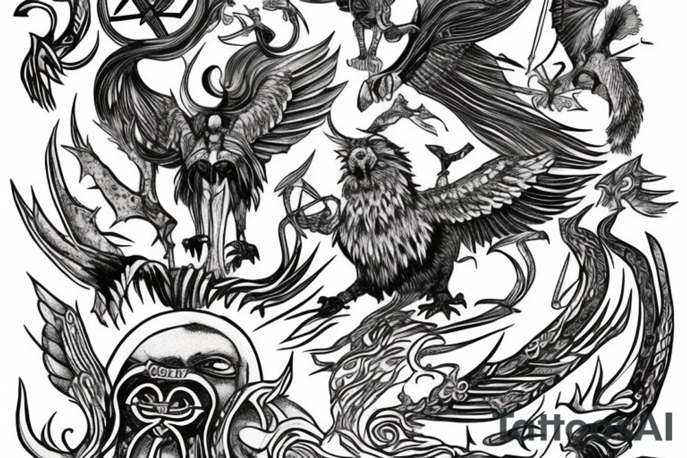 Norse mythology, Tyr Valkyrie tattoo idea