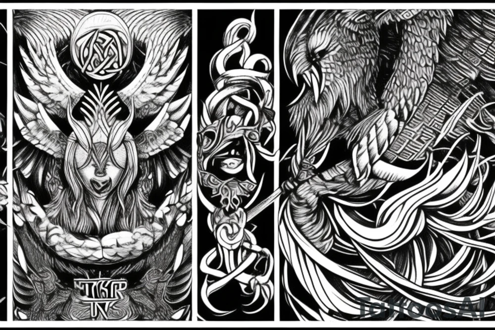 Norse mythology, Tyr Valkyrie tattoo idea