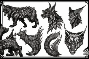 Norse mythology, Tyr Fenrir tattoo idea