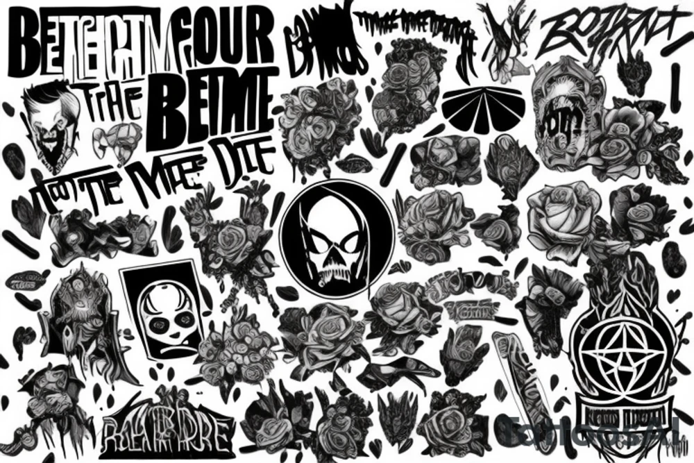 Metalcore Musik A day to remember Beartooth Bring me the Horizon tattoo idea