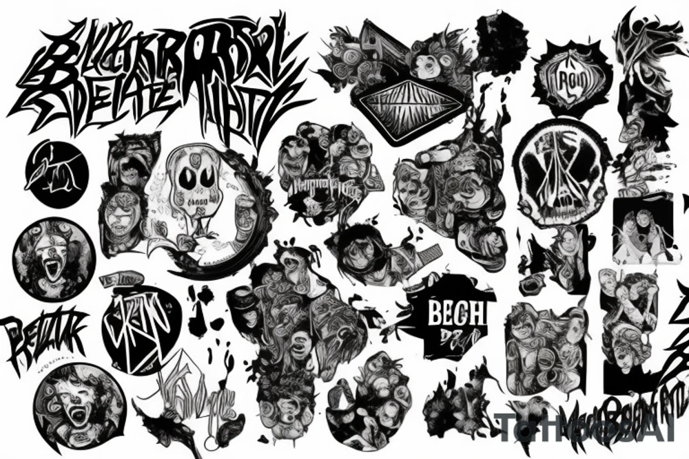 Metalcore Rock Pop Punk Musik A day to remember Beartooth Bring me the Horizon tattoo idea