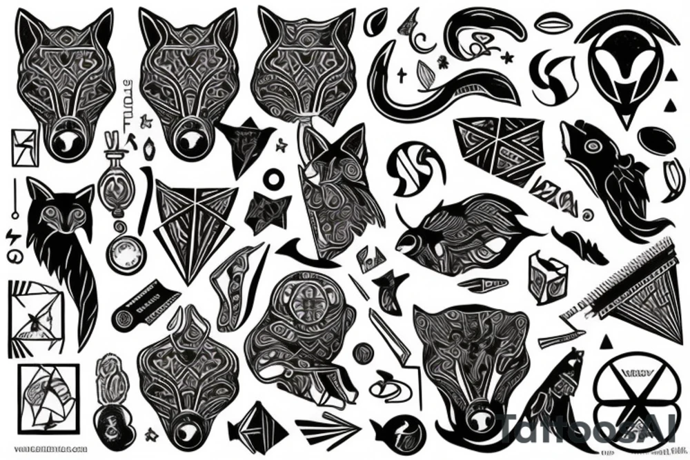 Greek goodness of luck, inspiration, marble textures, planes and travels, fox tattoo idea
