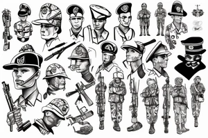 Soldier tattoo idea