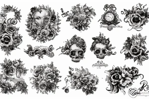 rococo tattoo tattoo idea