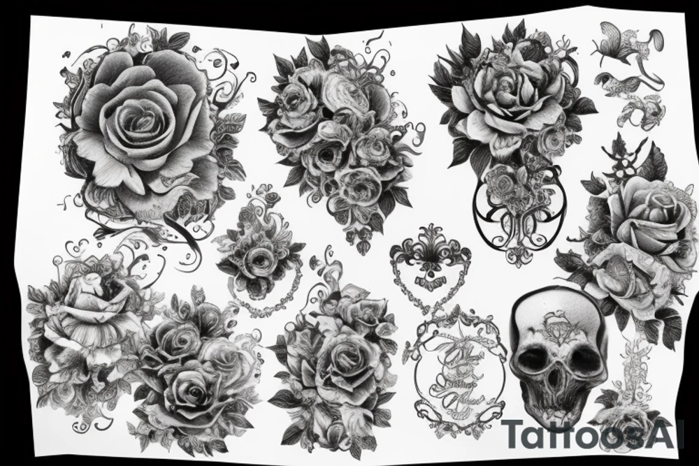 rococo tattoo tattoo idea