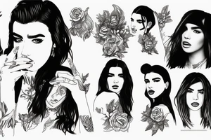 Dua lipa tattoo idea