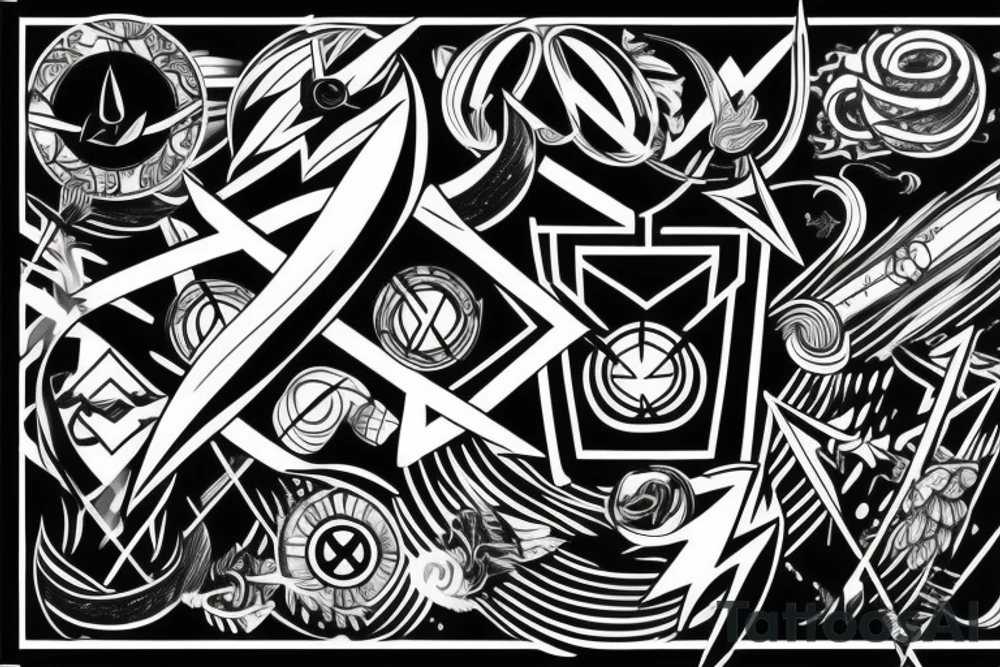 Arrow & infinity tattoo idea