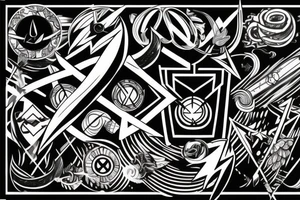 Arrow & infinity tattoo idea