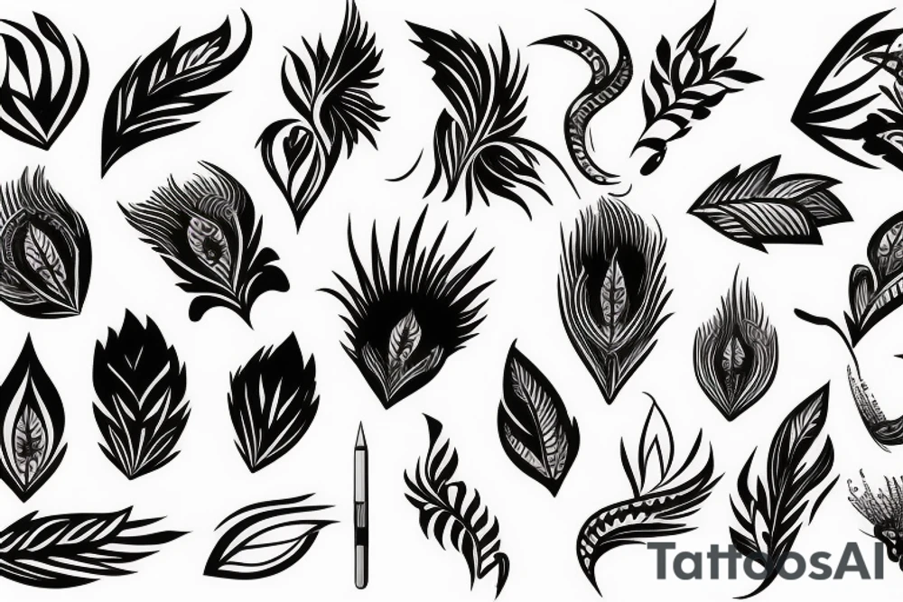 quill pen tattoo idea