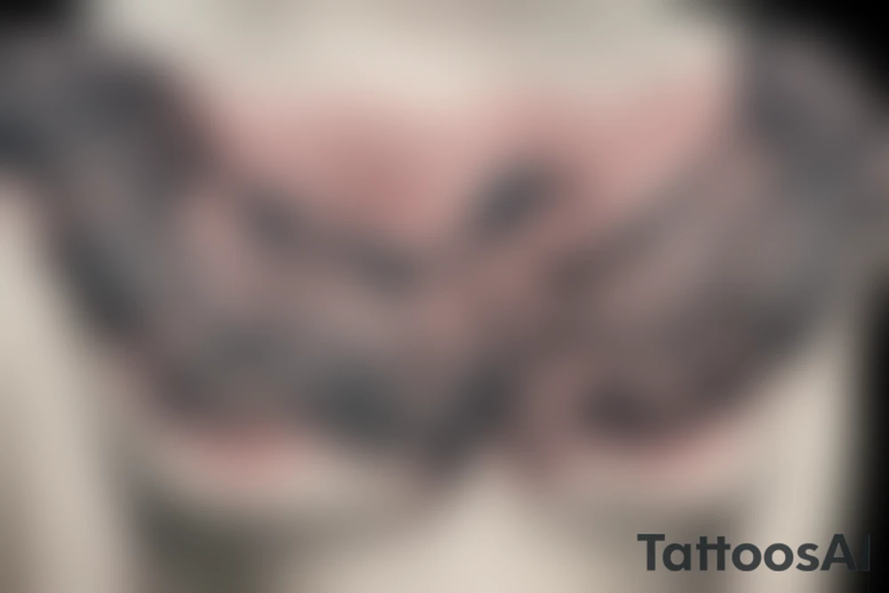 Wings on Shoulder tattoo idea