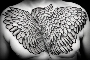 Wings on Shoulder tattoo idea