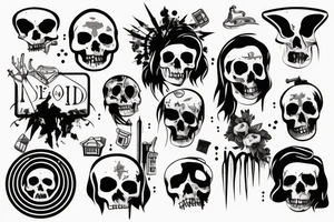 Neighborhood with a dead man tattoo idea